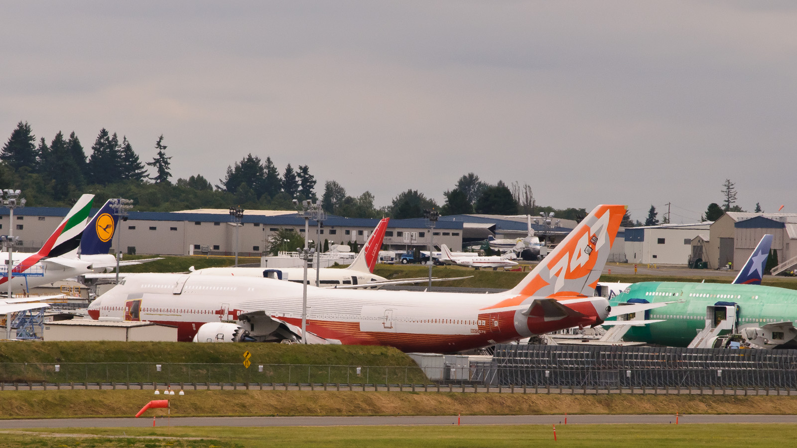Boeing 747-8 in airline service, photographed by InSapphoWeTrust from Los Angeles, California, USA